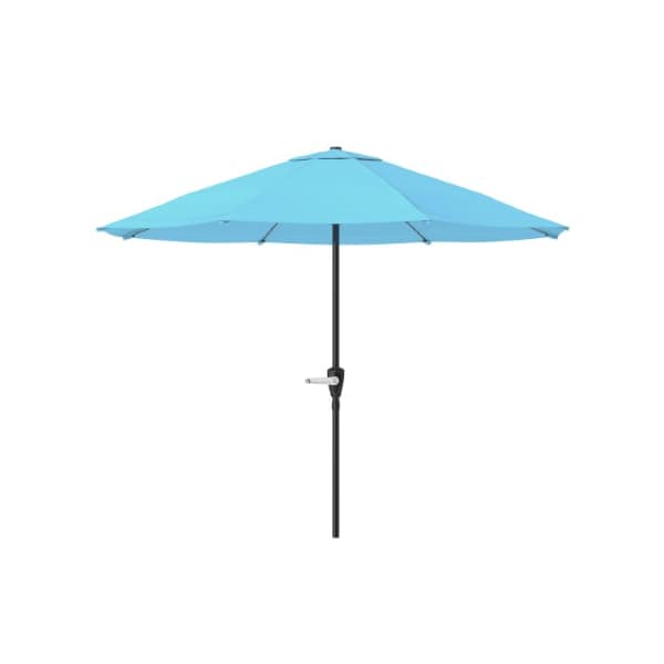 Nature Spring Patio Umbrella, Outdoor Shade with Easy Crank for Table, Deck, Balcony, Porch, Poolside, 9-foot (Blue) 397958SMS - main